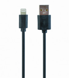 Gembird CC-USB2-AMLM-1M USB data sync and charging 8-pin cable 1m Black