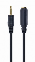 Gembird CCA-421S-5M audio cable JACK 3.5mm M/JACK 3.5mm F 5m Black
