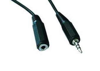 Gembird CCA-423-2M 3.5 mm stereo audio extension cable 2m Black