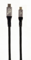Gembird CCBP-USB3-CMCM100-1.5M Premium USB 3.2 Gen 2x2 Type-C charging & data cable 1,5m Black