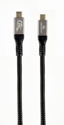 Gembird CCBP-USB4-CMCM240-1.5M Premium USB 4 Type-C charging and data cable 1,5m Black