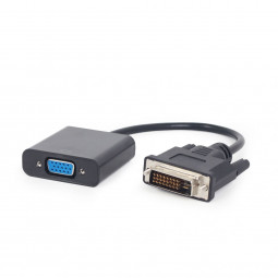 Gembird DVI-D (Dual Link) (24+1) to VGA adapter cable Black