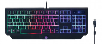 Gembird GGS-UMGL4-01-HU Phantom 4-in-1 Backlight Gaming kit Black HU