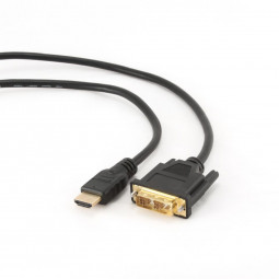 Gembird HDMI to DVI-D (Single Link) (18+1) cable 3m Black