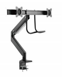 Gembird MA-DA2-04 Desk mounted adjustable monitor arm for 2 monitors 17