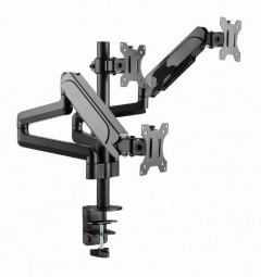 Gembird MA-DA3-01 Desk mounted adjustable mounting arm for 3 monitors full-motion 17