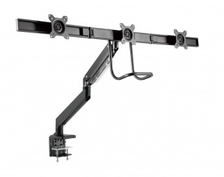 Gembird MA-DA3-03 Desk mounted adjustable monitor arm for 3 monitors 17