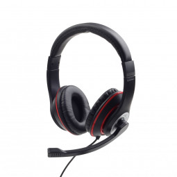Gembird MHS-03-BKRD  Stereo Headset Black/Red