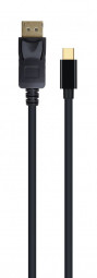 Gembird MiniDisplayPort to DisplayPort digital interface cable 1,8m Black