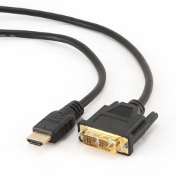 Gembird Monitor Jelkábel DVI-D HDMI 1,8m Black