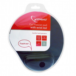 Gembird MP-GEL-B Gel mouse pad with wrist support Blue