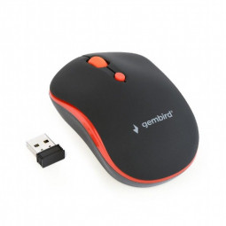 Gembird MUSW-4B-03-R Wireless optical mouse Black/Red