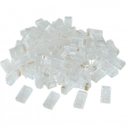 Gembird RJ45/LC-8P8C-001/50 Modular plug 8P8C for solid CAT6 LAN cable UTP 50 pcs per bag