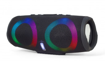 Gembird SPK-BT-LED-02 Bluetooth LED Speaker Black