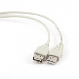 Gembird CC-USB2-AMAF-75CM/300 USB2.0 extension cable 0,75m White