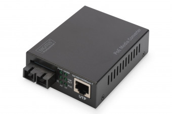 Digitus Gigabit Ethernet PoE+ Media Converter, Multimode