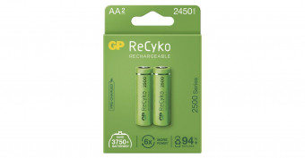 GP ReCyko 2450mAh AA Ni-MH akkumulátor 2db/csomag