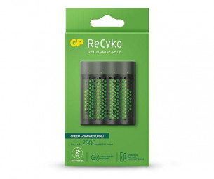 GP ReCyko Speed M451 akkutöltő + 4×AA ReCyko 2700