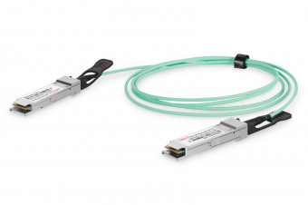 Digitus 100G QSFP28 Active Optical Cable 10m Green
