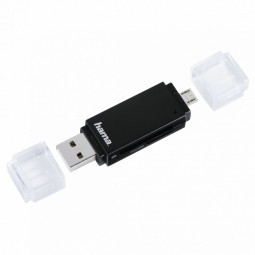 Hama Basic USB2.0 OTG CardReader SD/microSD Black