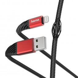 Hama Extreme Charging Cable USB-A - Lightning 1,5m Black