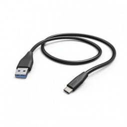Hama FIC E3 Type-C/USB-A USB 3.1 töltő és adatkábel 1,5m Black