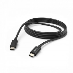 Hama FIC E3 USB 2.0 TYPE-C-TYPE-C töltő és adatkábel 3m Black