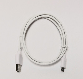 Hama microUSB cable 1m White