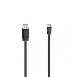 Hama USB 3.1 Type-C/USB A Adatkábel 0,75m Black
