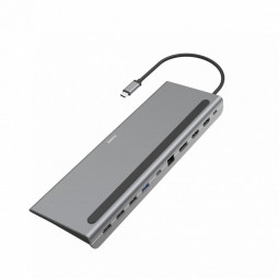 Hama USB 3.2 TYPE-C 10in1 Dokkoló Adapter