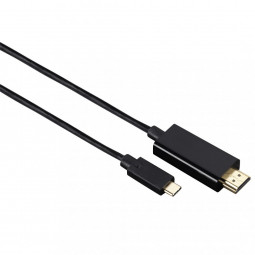 Hama USB Type-C to HDMI adapter 1,8m Black
