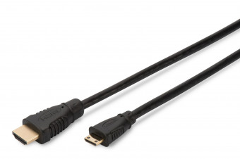 Assmann HDMI High Speed connection cable, type C - type A
