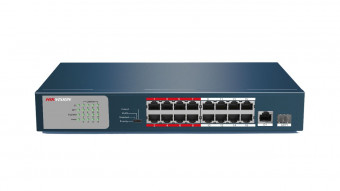 Hikvision DS-3E0318P-E/M 16 Port Fast Ethernet Unmanaged PoE Switch