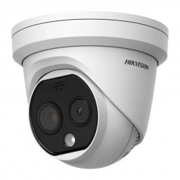 Hikvision HeatPro IP hő- (160x120) 50°x37° és láthatófény (4 MP) kamera;-20°C-150°C; villogó fény/hangriasztás