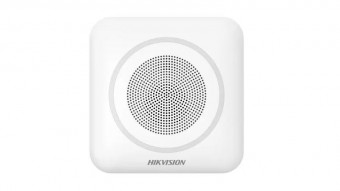 Hikvision Vezeték nélküli beltéri sziréna AXPro központokhoz; 110 dB; 868 MHz; 4x CR123A; kék