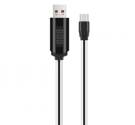 Hoco U29 LED charging data Micro-USB Cable 1,2m White