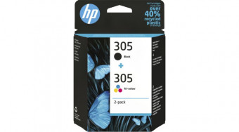 HP 305 2-pack Black + Tri Colour