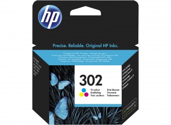 HP F6U65AE (302) Color tintapatron