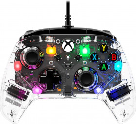 HP HyperX Clutch Wired Gaming RGB Xbox Gamepad Clear