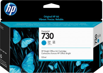 HP P2V62A (730) Cyan tintapatron