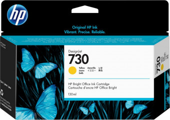 HP P2V64A (730) Yellow tintapatron