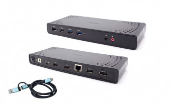 HP USB3.0/USB-C/Thunderbolt Dual Display Docking Station + Power Delivery 85W