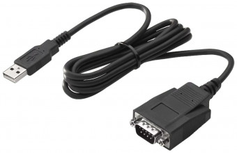 HP USB to Serial Port Adapter Black