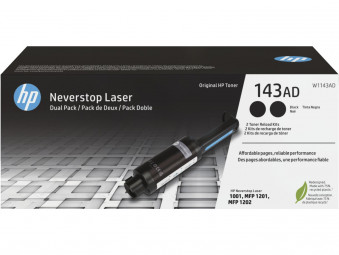 HP W1143AD (143AD) 2-pack Black toner