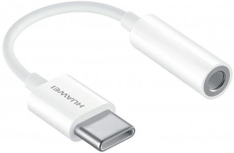 Huawei CM20 USB-C cable to 3.5mm Analog Audio adapter cable White