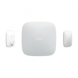 AJAX HUB PLUS WH vezeték nélküli fehér behatolásjelző központ