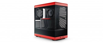 HYTE Y40 Tempered Glass Red