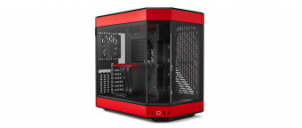 HYTE Y60 Tempered Glass Red/Black