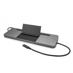 I-TEC USB-C Metal Ergonomic 4K 3x Display Docking Station+Power Delivery 85W Grey