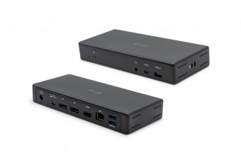 I-TEC USB-C/Thunderbolt 3 Triple Display Docking Station Power Delivery 85W Black